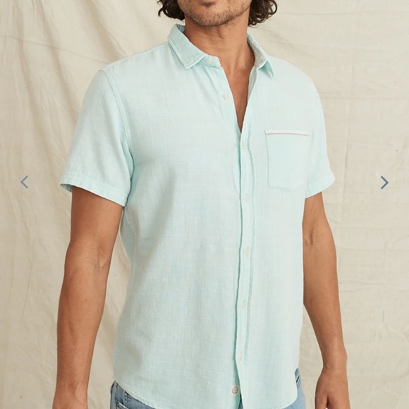 Marine Layer Short Sleeve Button Down - NWT - Size Larger - Picture 2 of 7
